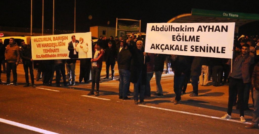 AKÇAKALE BAŞKAN ABDÜLHAKİM AYHAN İÇİN TEK YÜREK OLDU
